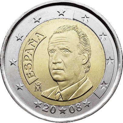 2 euro spanien 2008